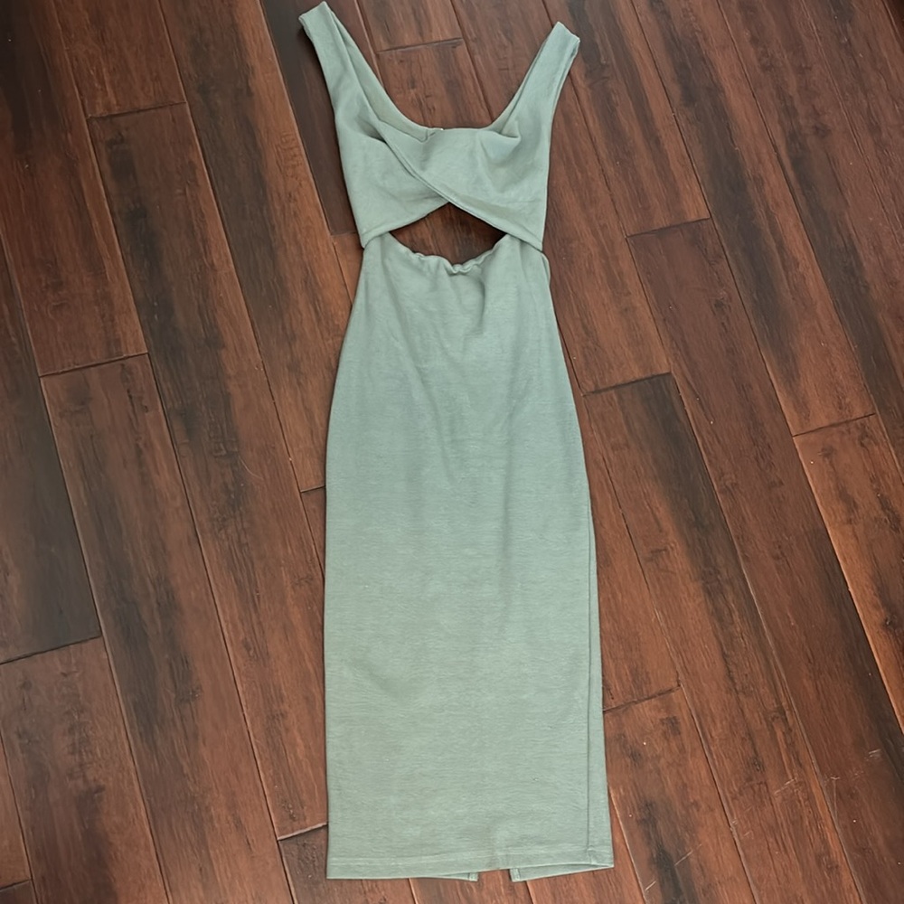 Saints and Secrets NEW Elegant Green Sleeveless Dress size XS